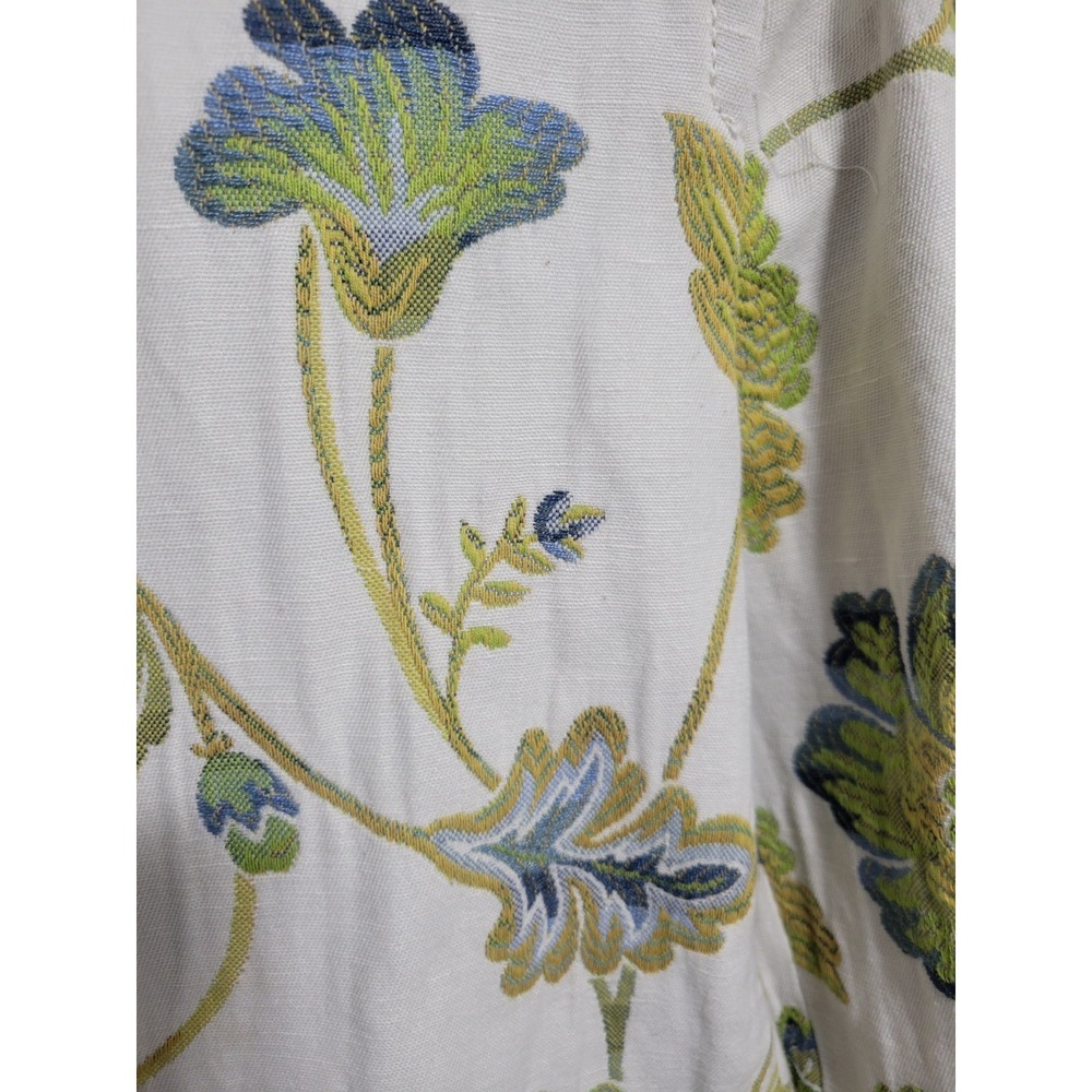 Banana Republic Floral Embroidered Linen Blend Tailored Blazer Jacket Womens 2 - Picture 5 of 14